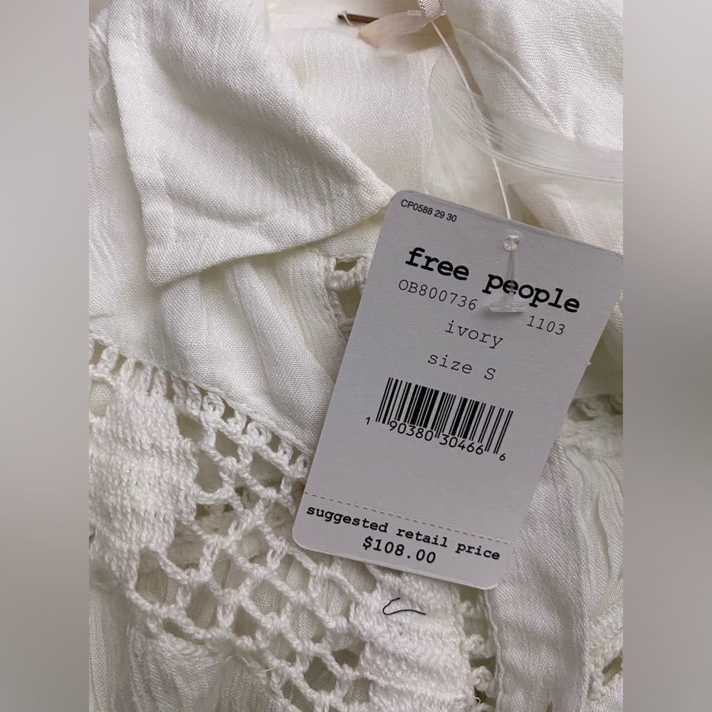 Free People Katie Bird Buttondown new NEW WITH TAG - Picture 5 of 6